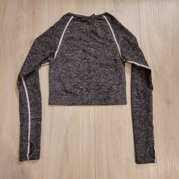 PINK | Victoria's Secret Seamless Long Sleeve Workout Crop Top | Sz. S - Picture 7 of 7